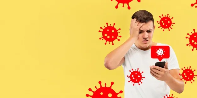 young man using phone watching news coronavirus spreading worldwide cases 155003 3885 - Blog