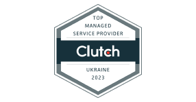 Clutch top managed service provider ukraine 2023 - Industry recognitions