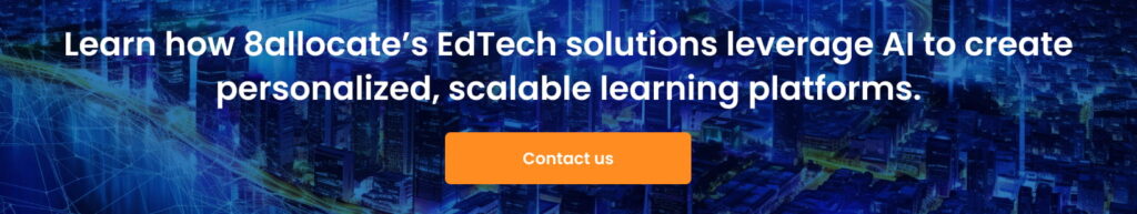 Learn how 8allocates EdTech solutions leverage AI to create personalized scalable learning platforms. 1 1024x193 - TOP 50 Agentic AI Implementations: Strategic Patterns for Real-World Impact
