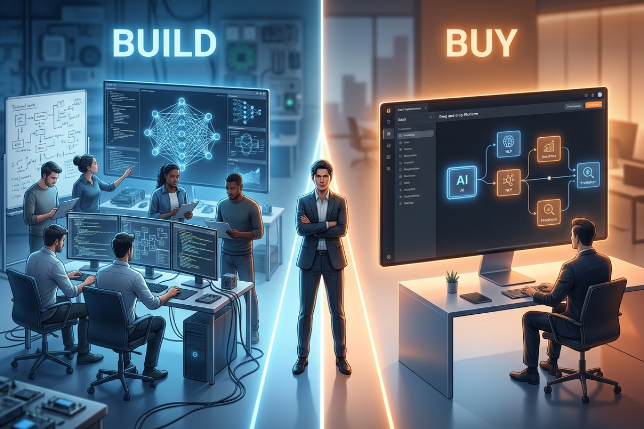 Build vs buy AI